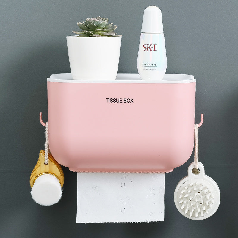 Punch-free toilet waterproof paper tube