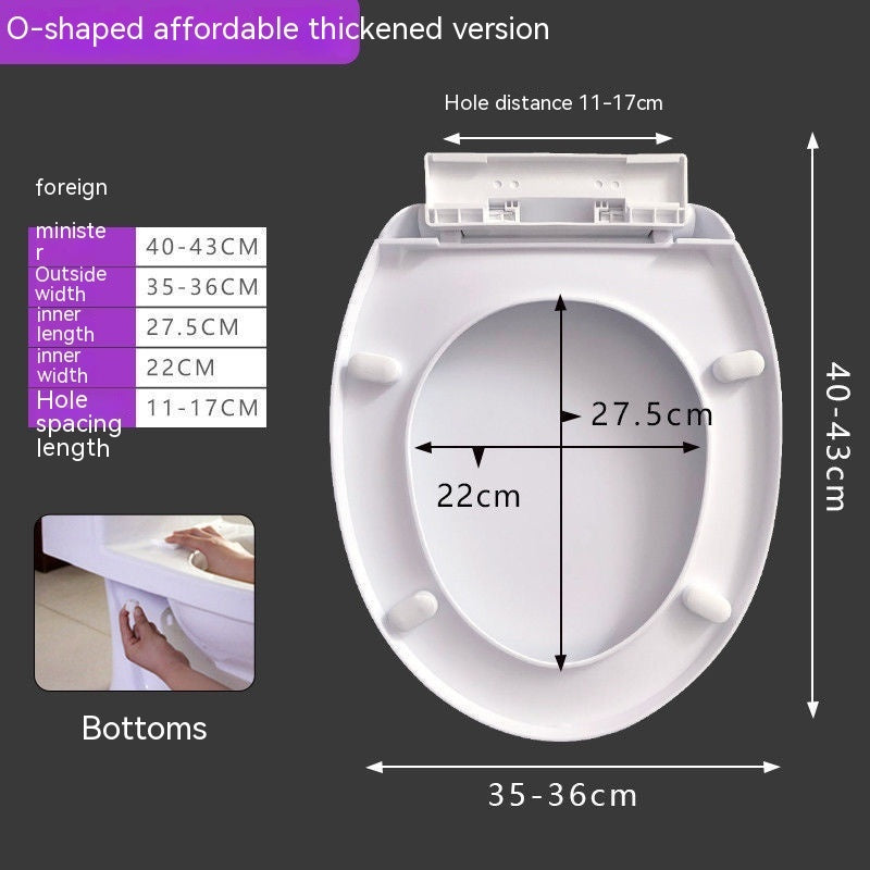 Toilet Lid Universal Household Toilet Lid