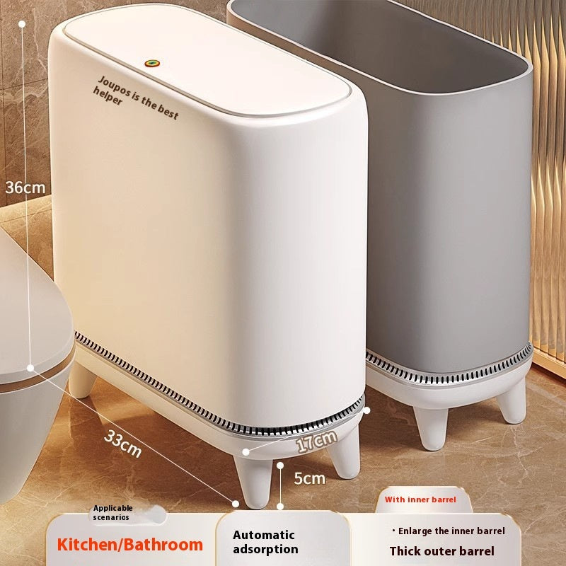 Toilet Large Capacity Household Trash Can With Lid