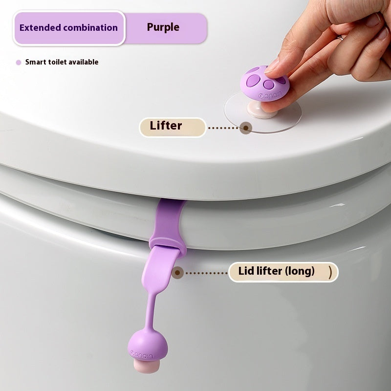 Creative Handle For Toilet Lid Opener To Prevent Dirt