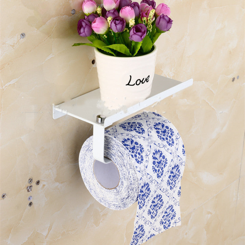 Toilet White Stainless Steel Toilet Paper Holder