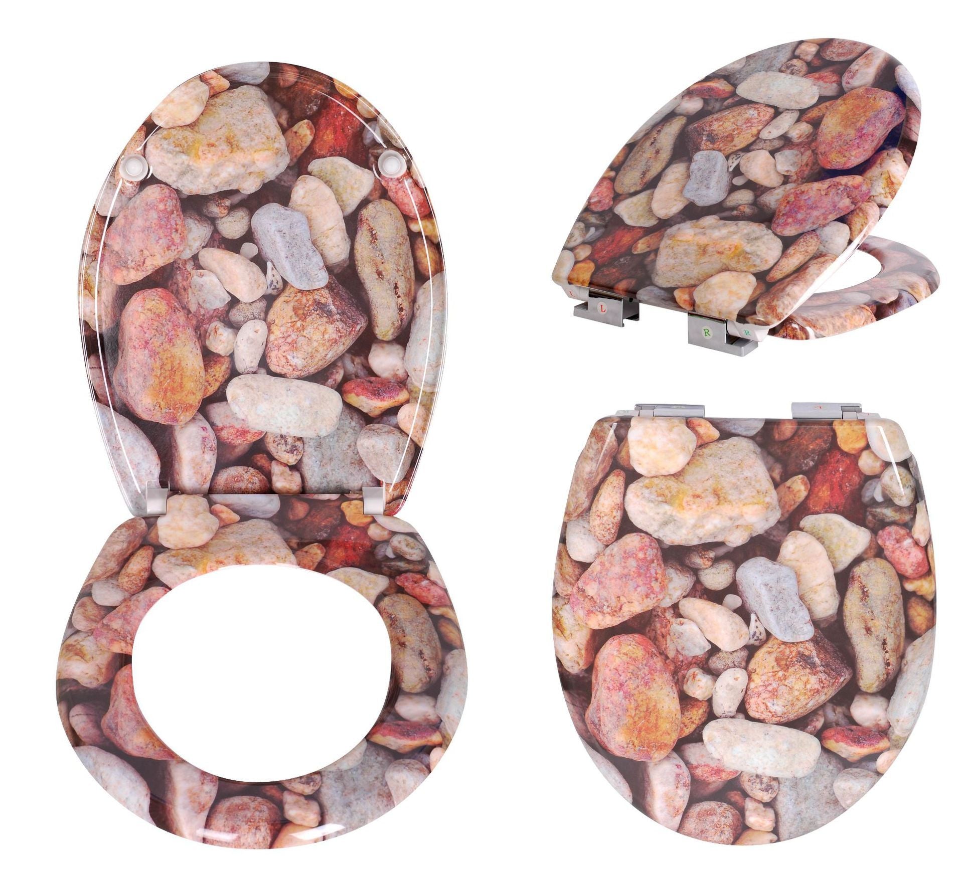 Household Printed Color Thickened Toilet Lid
