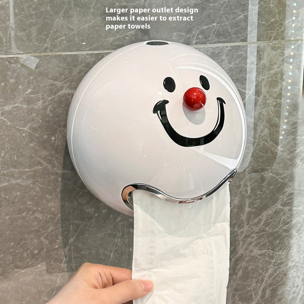 Toilet Toilet Paper Box Wall-mounted Toilet Creative Tissue Box Punch-free