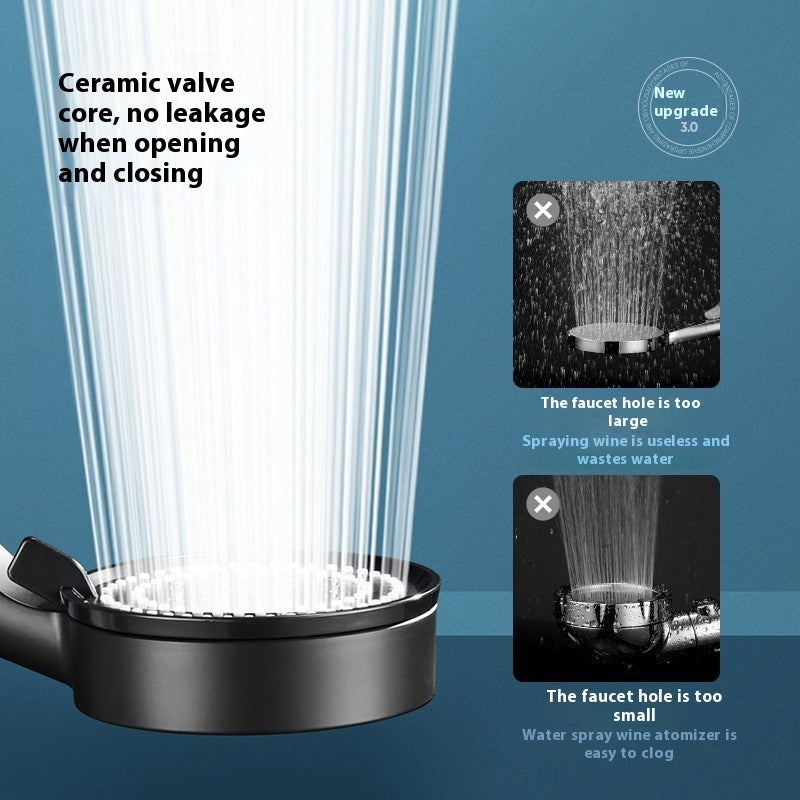 Supercharged Shower Nozzle Set Home Shower Shower Head