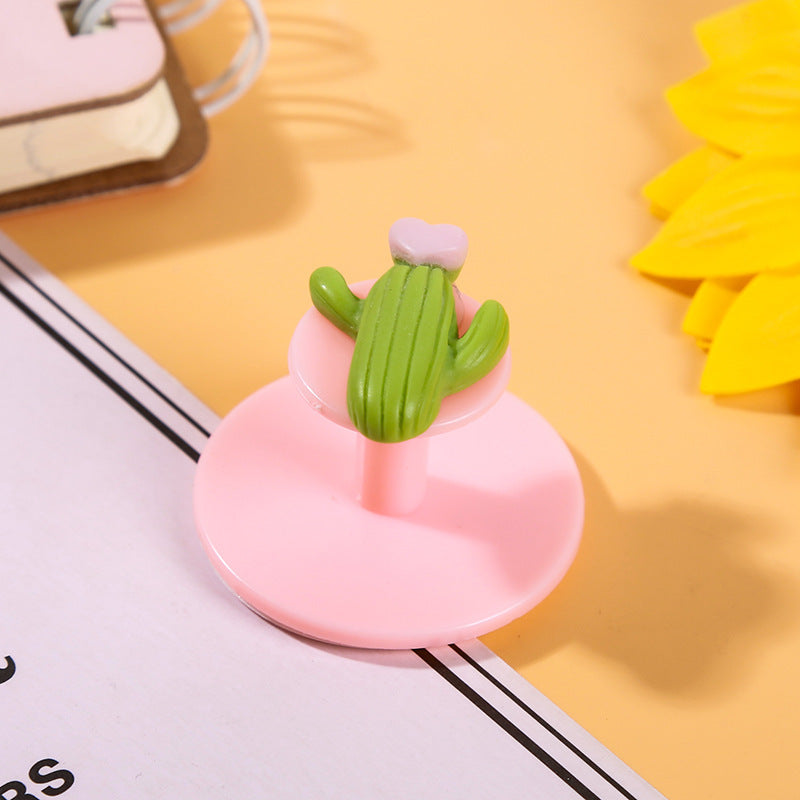 Toilet Handle Lift Lid Accessories Cartoon Cute Uncovered Toilet Lift
