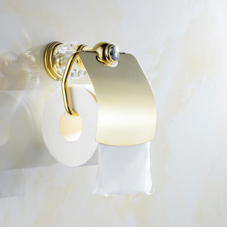 Toilet Paper Towel Holder Hand Box Paper Roll Holder Toilet Paper Towel Holder Gold