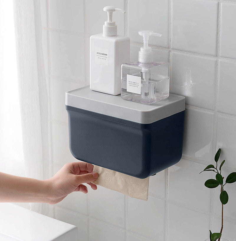Toilet Paper Towel Multi-function Box Toilet Paper Box Rack