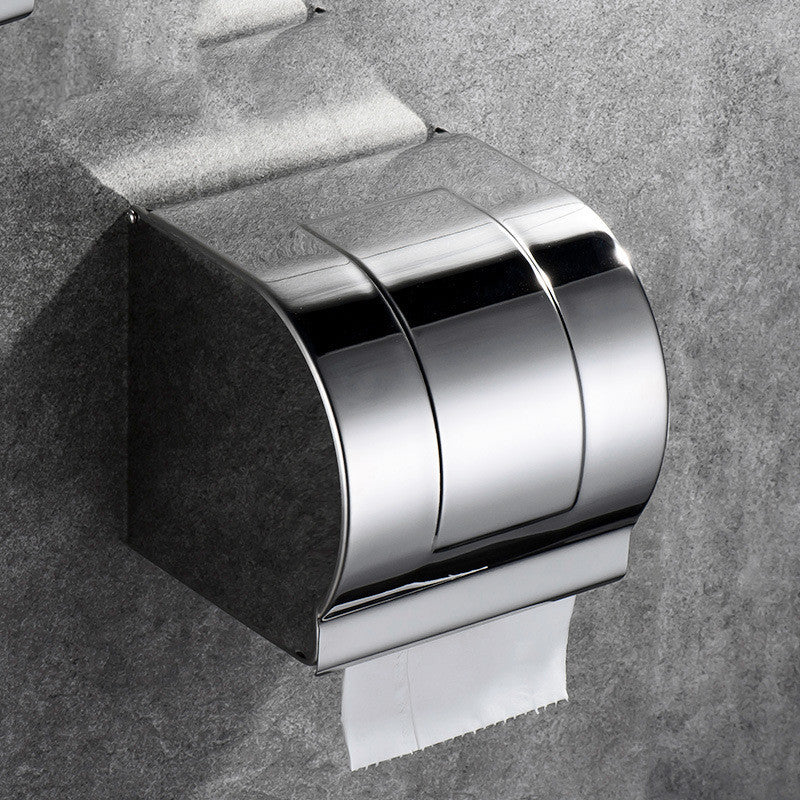 Stainless Steel Paper Towel Holder Box Waterproof Paper Towel Holder Toilet Toilet Paper Holder