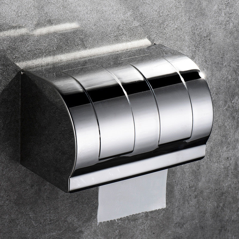 Stainless Steel Paper Towel Holder Box Waterproof Paper Towel Holder Toilet Toilet Paper Holder