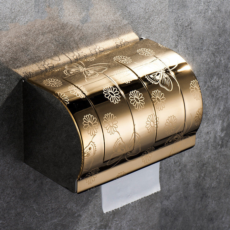 Stainless Steel Paper Towel Holder Box Waterproof Paper Towel Holder Toilet Toilet Paper Holder
