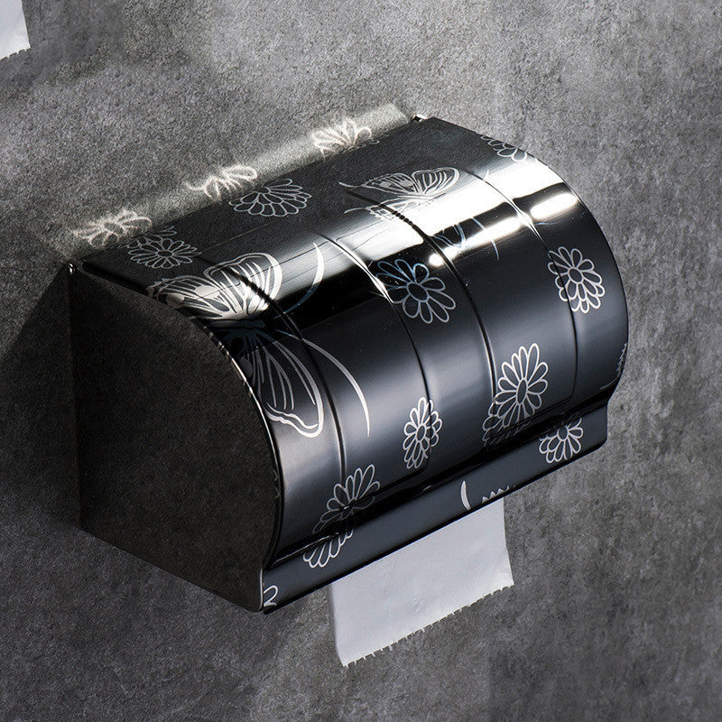 Stainless Steel Paper Towel Holder Box Waterproof Paper Towel Holder Toilet Toilet Paper Holder