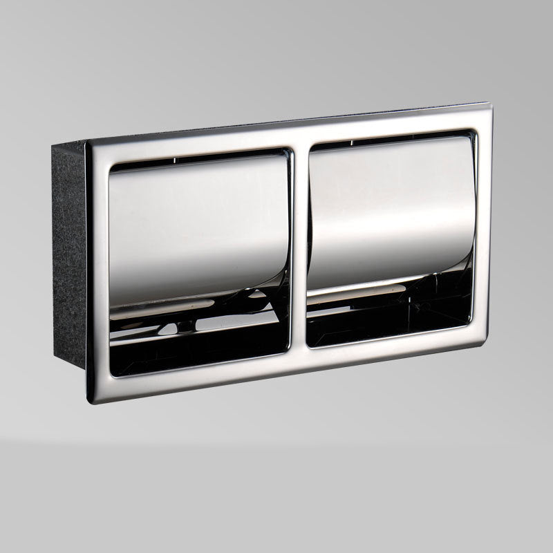Stainless steel toilet paper holder
