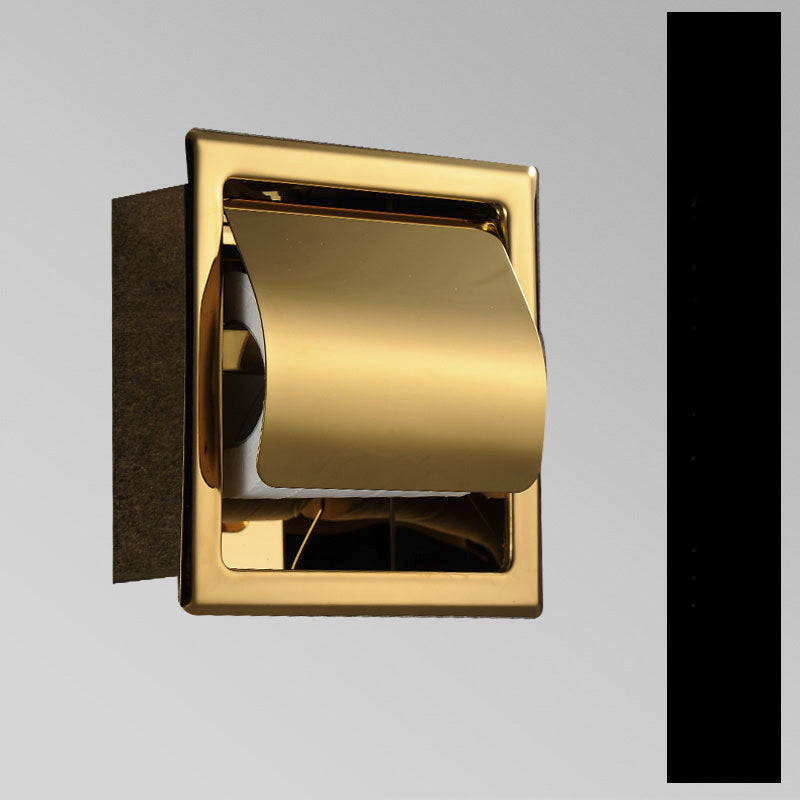 Stainless steel toilet paper holder