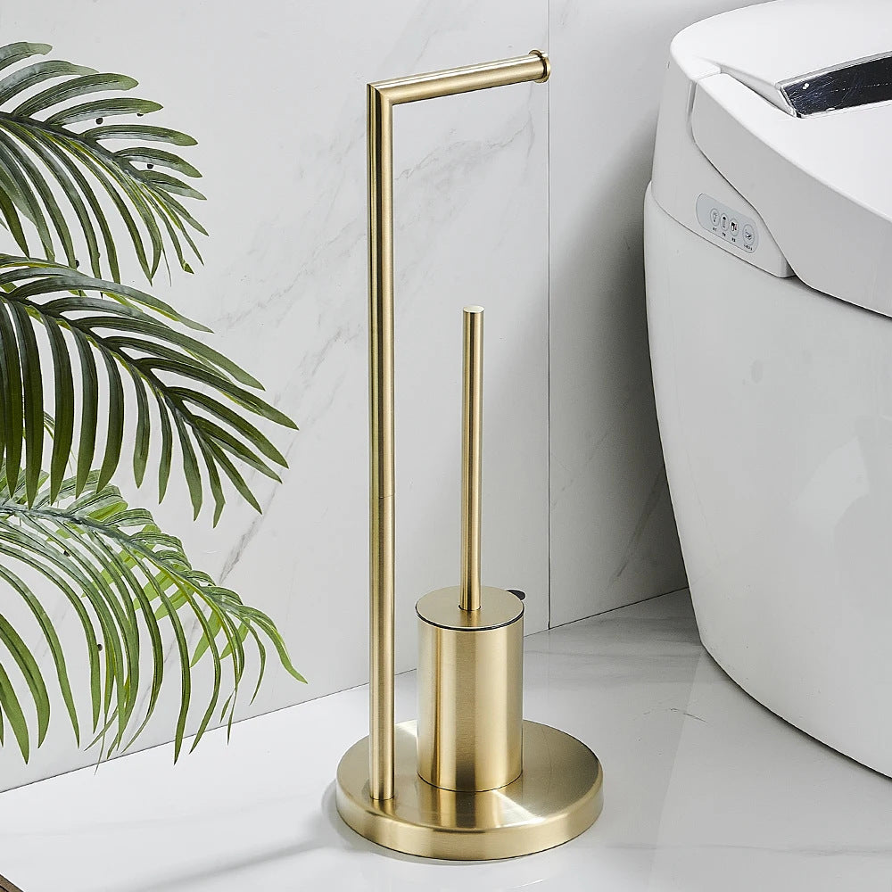 Toilet Toilet Paper Holder Floor-standing Bathroom Toilet Brush Storage Rack