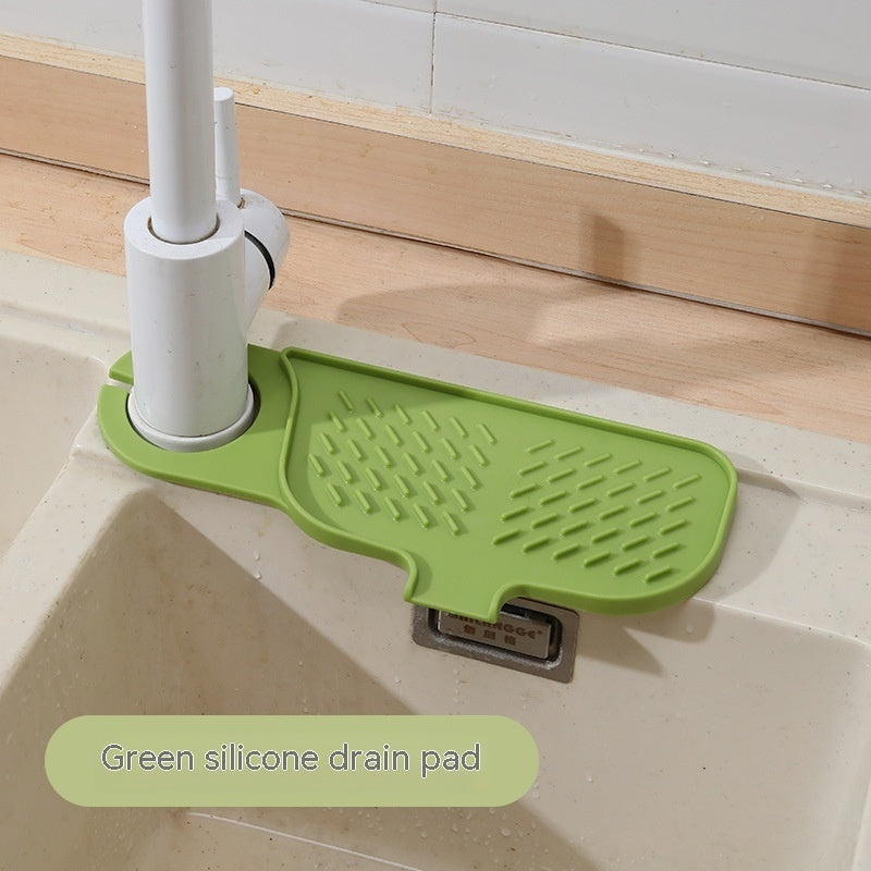 Silicone Draining Pad Kitchen Sink Sink Racks Hanging On A Faucet