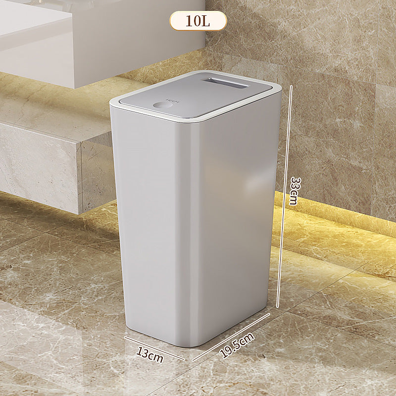 Trash Can Household Press Pop-up Cover Toilet Toilet With Lid