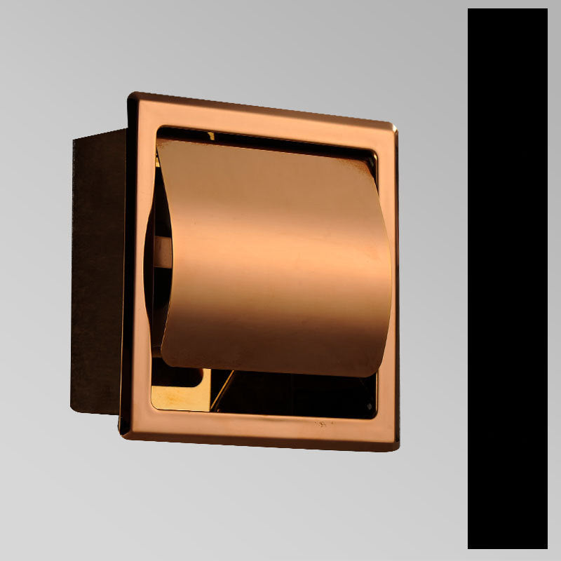 Stainless steel toilet paper holder