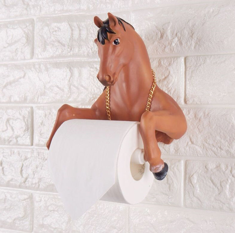 Hanging toilet paper holder