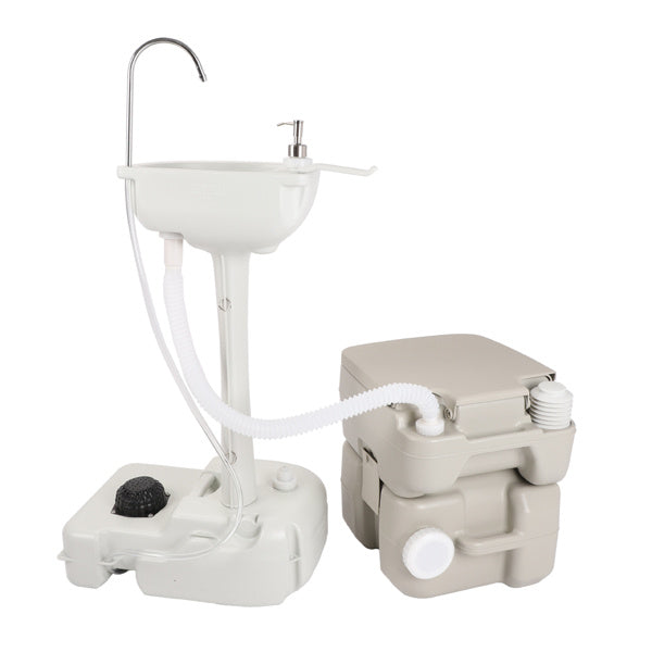 Upgraded Toilet With Matching White Lid Ring Sewage Tank