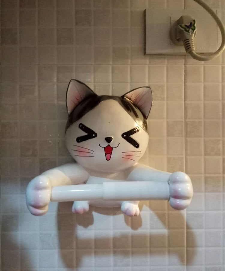 Hanging toilet paper holder