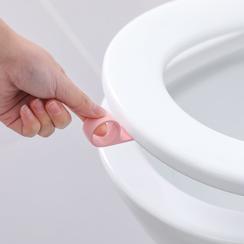 Dirty-proof hand toilet lid handle plastic sanitary toilet lid handle