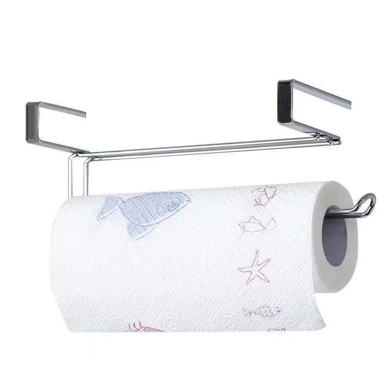 Xun Household Kitchen Metal Towel Rack Roll Multipurpose Paper Storage Rack Toilet Paper Roll