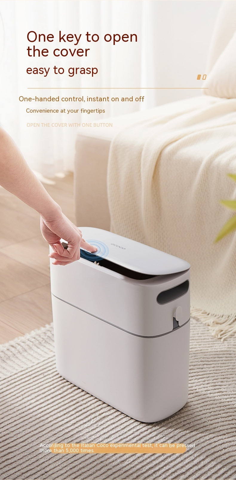 Trash Can Household Toilet Large Capacity With Lid