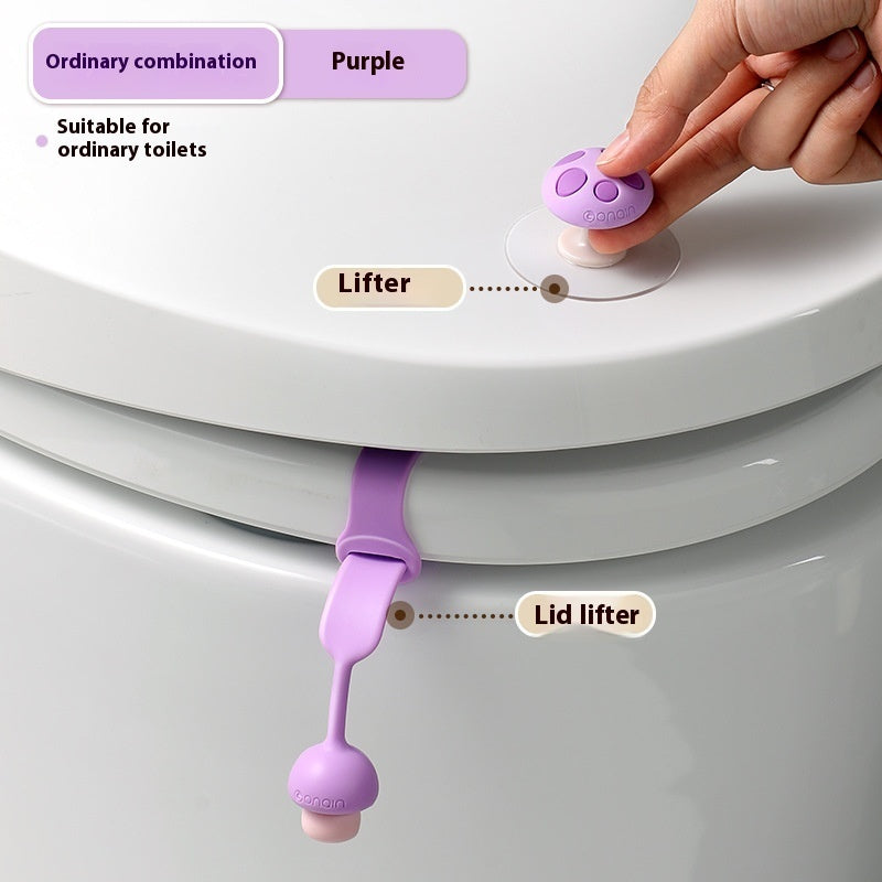 Creative Handle For Toilet Lid Opener To Prevent Dirt