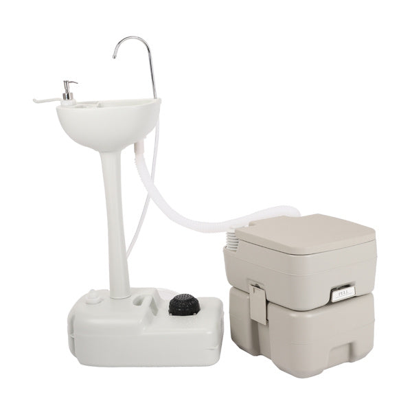 Upgraded Toilet With Matching White Lid Ring Sewage Tank