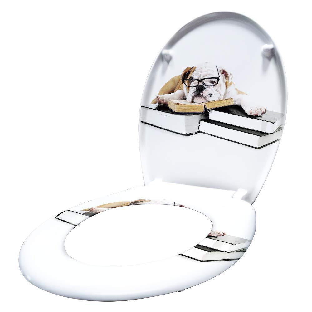 Household Printed Color Thickened Toilet Lid