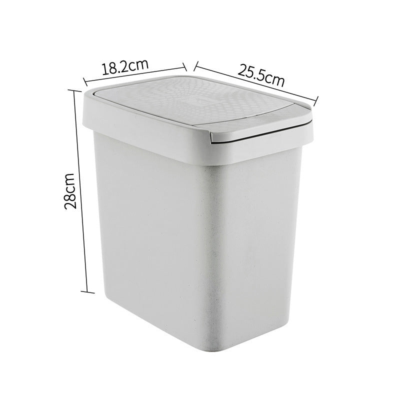 Rectangular Flip Cover Toilet With Lid Push Type