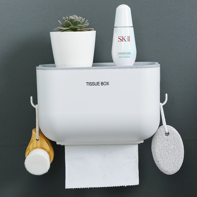 Punch-free toilet waterproof paper tube