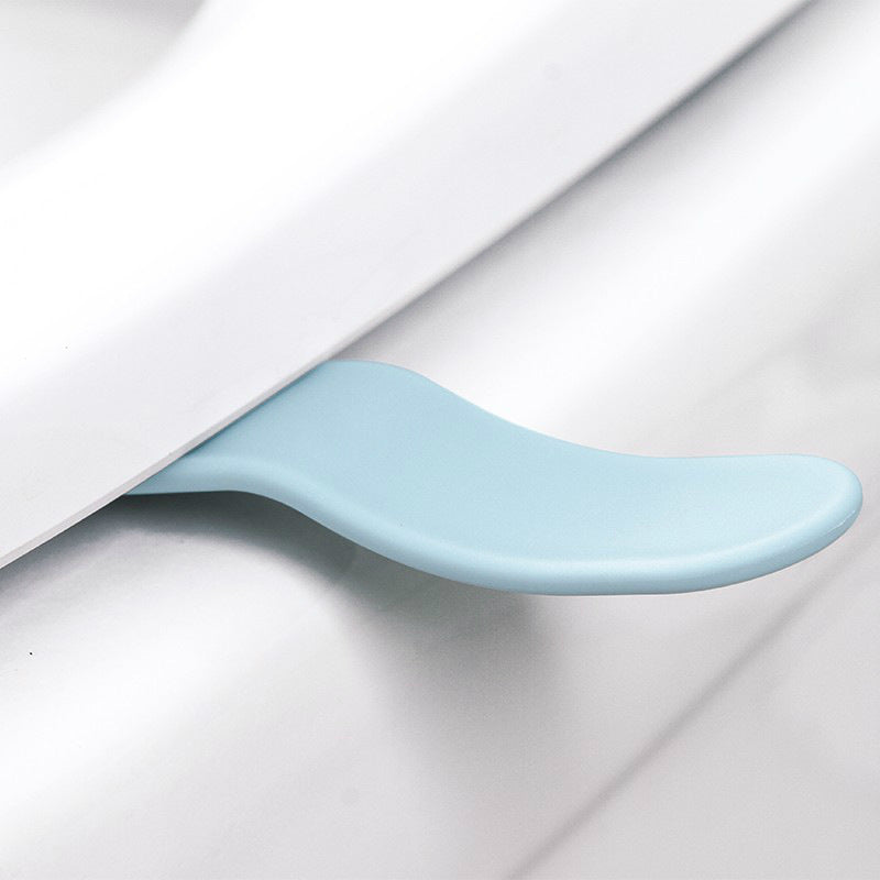 Toilet Cover Lifter Anti-dirty Plastic Curved Toilet Handle Lift Toilet Lid Toilet Handle Cover Hand Carrying Device