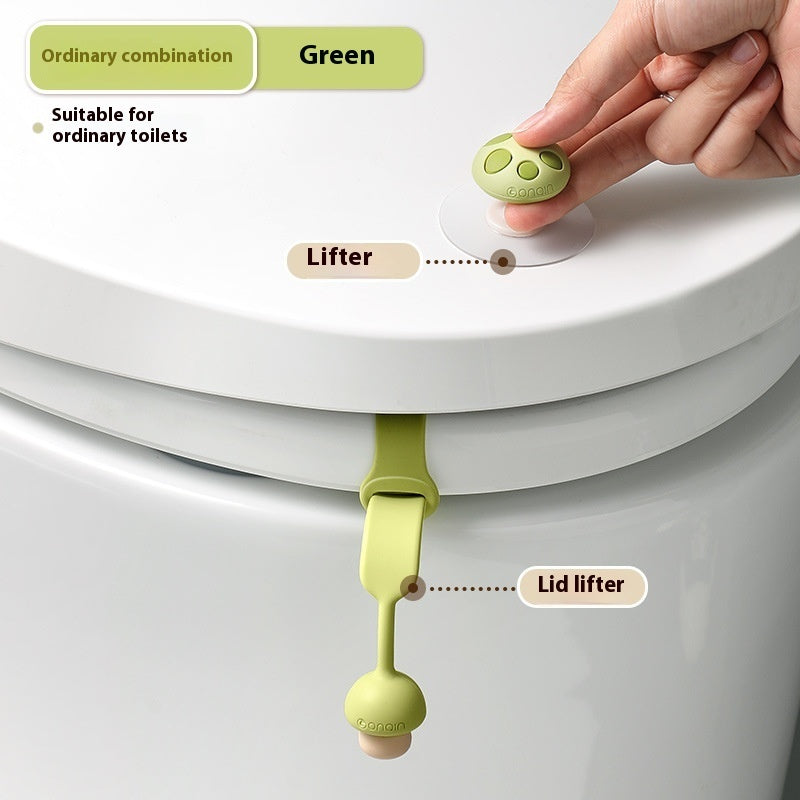 Creative Handle For Toilet Lid Opener To Prevent Dirt