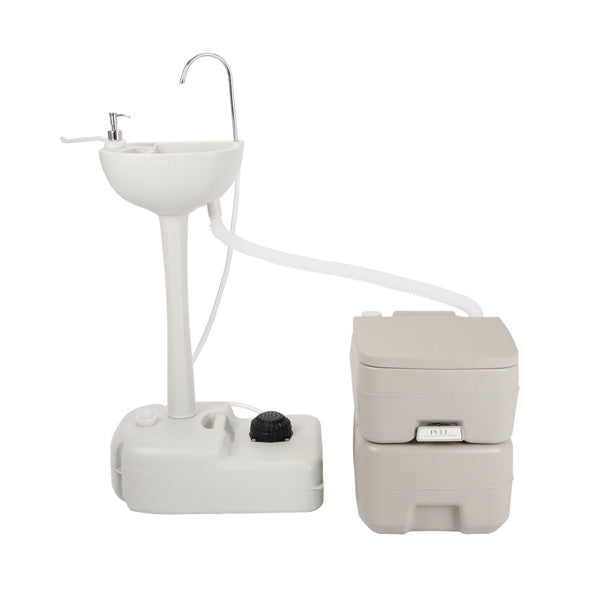 Upgraded Toilet With Matching White Lid Ring Sewage Tank