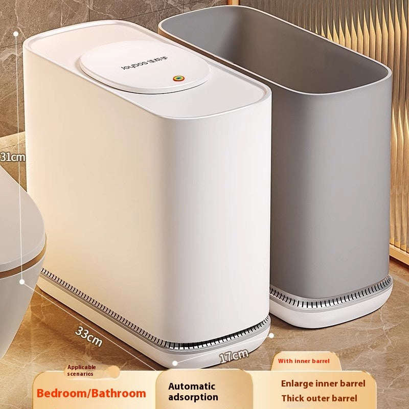 Toilet Large Capacity Household Trash Can With Lid