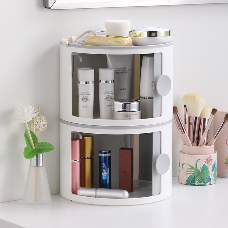 Plastic toilet paper box
