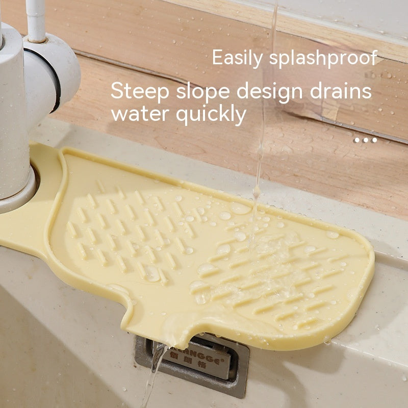 Silicone Draining Pad Kitchen Sink Sink Racks Hanging On A Faucet