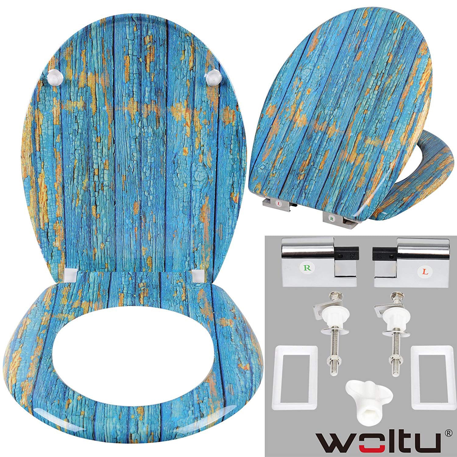 Household Printed Color Thickened Toilet Lid