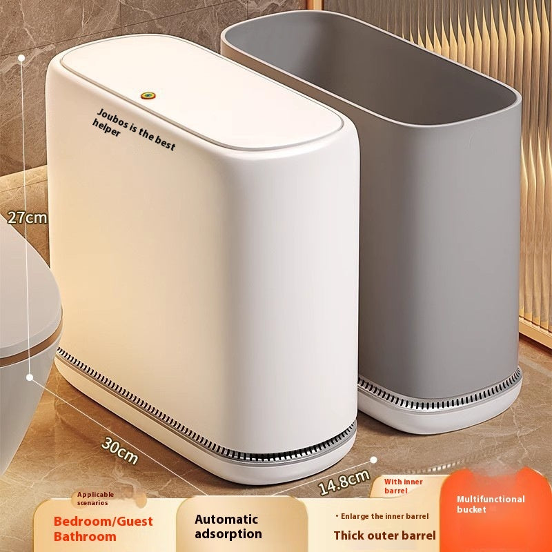 Toilet Large Capacity Household Trash Can With Lid