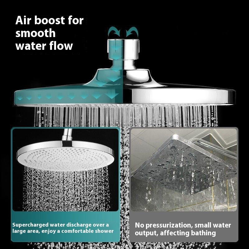 Supercharged Shower Top Spray Shower