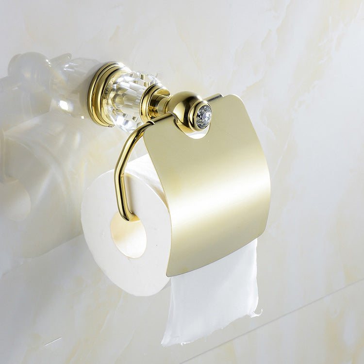 Toilet Paper Towel Holder Hand Box Paper Roll Holder Toilet Paper Towel Holder Gold