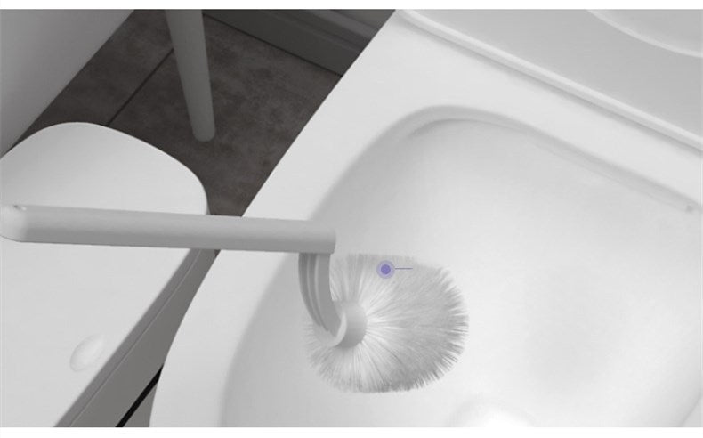 Narrow slit toilet trash bin with lid