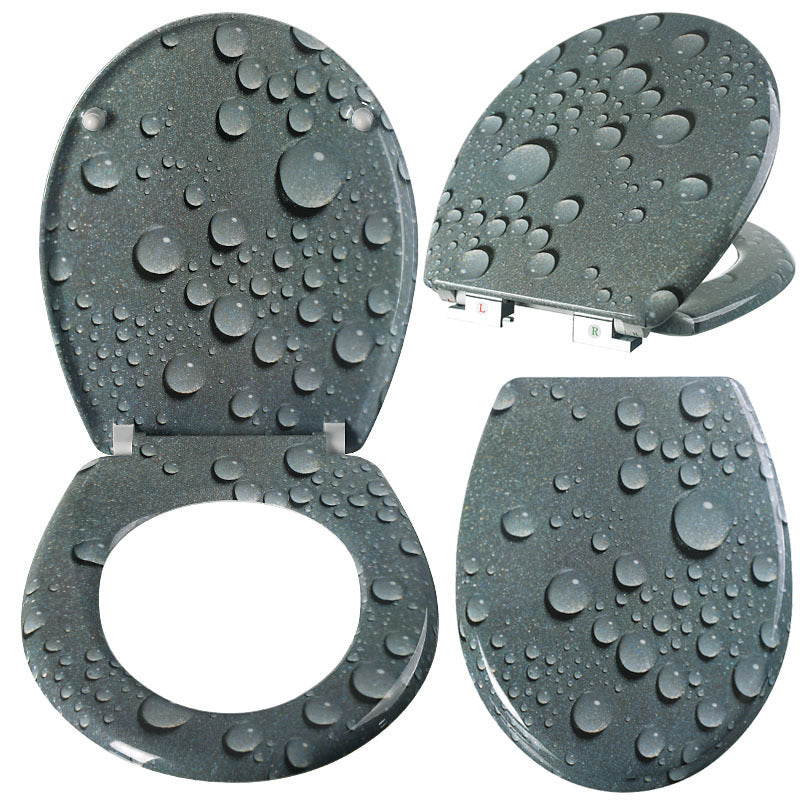 Household Printed Color Thickened Toilet Lid