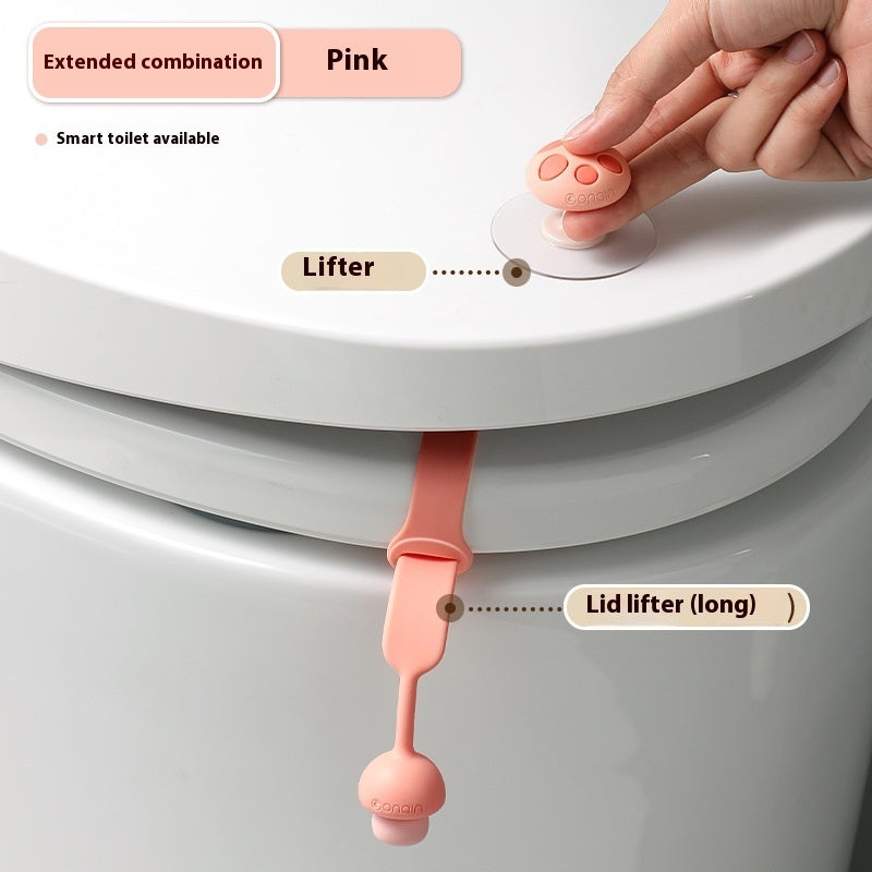 Creative Handle For Toilet Lid Opener To Prevent Dirt