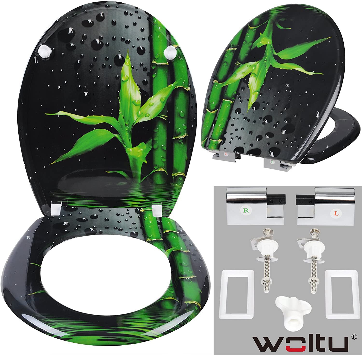 Household Printed Color Thickened Toilet Lid