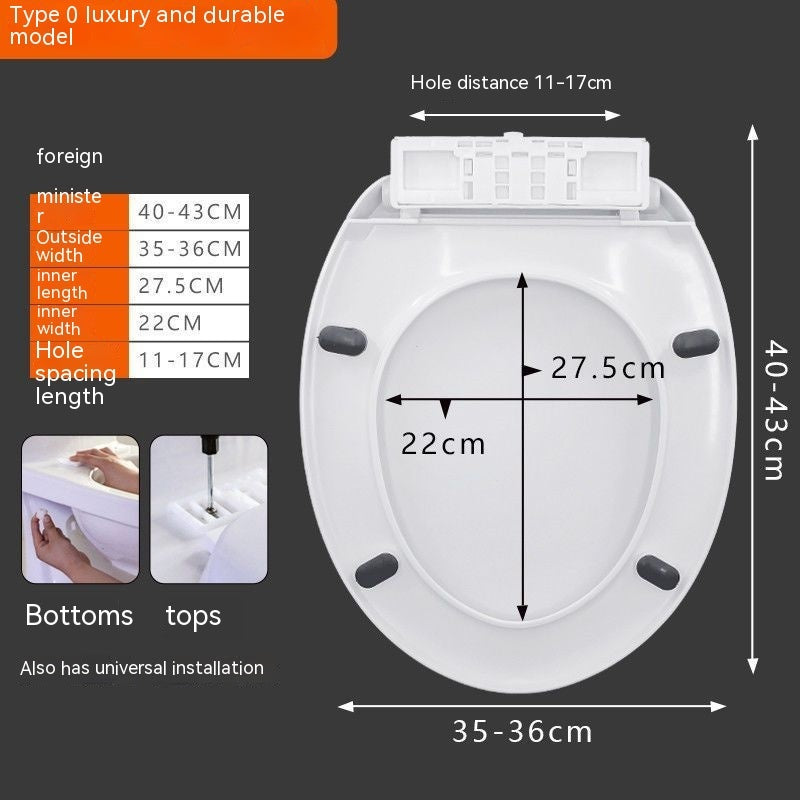 Toilet Lid Universal Household Toilet Lid