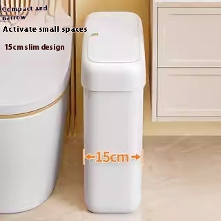 Trash Can Home Dormitory Toilet Large Capacity With Lid