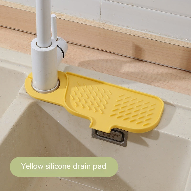 Silicone Draining Pad Kitchen Sink Sink Racks Hanging On A Faucet