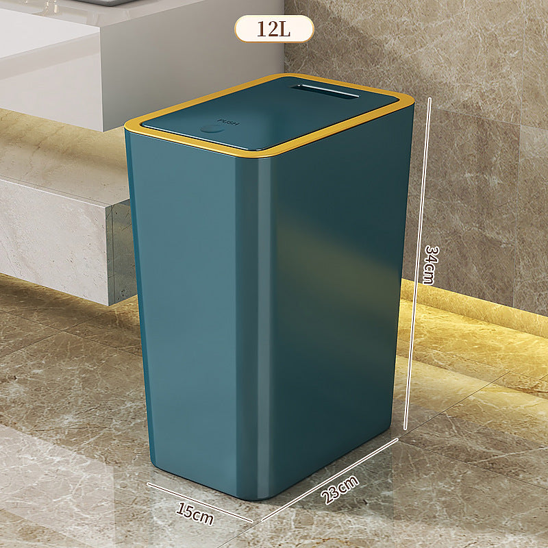 Trash Can Household Press Pop-up Cover Toilet Toilet With Lid